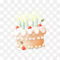 生日蛋糕水果蛋糕图-生日蛋糕