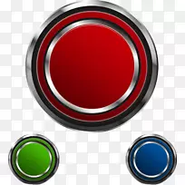 免费红色按钮游戏按下-红色按钮