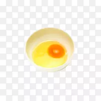 蛋黄菜谱鸡蛋-生鸡蛋碗