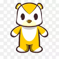 奥比岛浏览器游戏贴纸商品-可爱的小熊