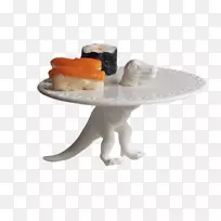 暴龙，热腾腾龙，尖塔龙，恐龙蛋糕-创意恐龙桌