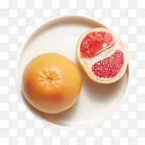 柚子汁柚子素菜有机水果红葡萄柚