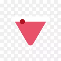 粉红色三角形