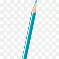 蓝色铅笔-蓝色铅笔图形