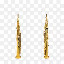 萨克斯管单簧管双簧管铜管乐器金色高音萨克斯管段