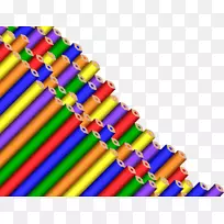 绘制彩色铅笔铅笔