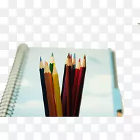 纸，办公用品，文具，彩色铅笔，铅笔和绘画