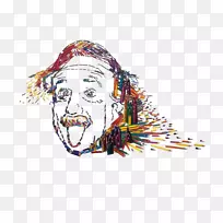 立陶宛肖像画艺术家，铅笔，爱因斯坦形状的铅笔