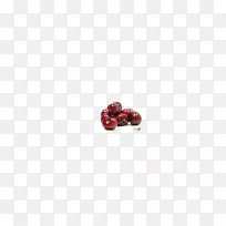 耳环蔓越莓身穿孔珠宝人体-樱桃