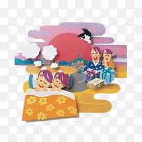 睡眠儿童睡眠图-孩子睡觉