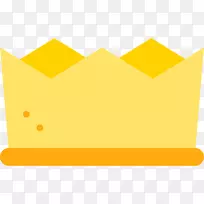 纸黄色区域图案-皇冠