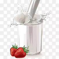 草莓味牛奶插图-草莓奶
