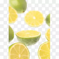 柠檬-莱姆饮料波斯酸橙关键莱姆-许多柠檬半柠檬