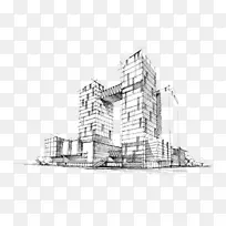 建筑素描-建筑素描