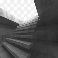 黑白混凝土楼梯地下室石阶