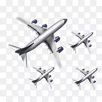飞机飞行图标-载人飞机模型