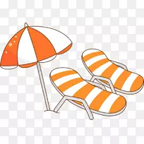 沙滩海滨度假胜地-太阳伞