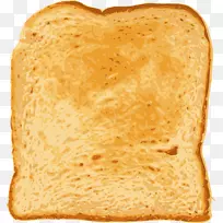 烤早餐面包-一片面包