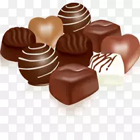 巧克力球巧克力蛋糕-3D创意糖果，精美巧克力糖果