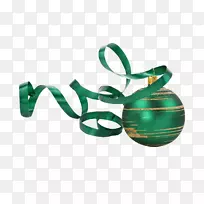 圣诞装饰品-绿色圣诞球