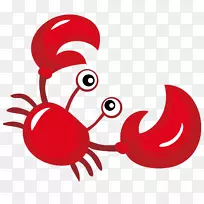 螃蟹cangrejo-卡通美味龙虾