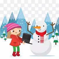 发展商场雪人冰山雪世界-雪插图