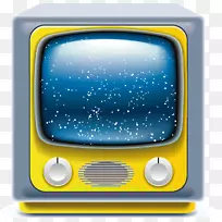 电视机彩色电视图标-TV PNG材料