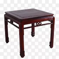 红木桌椅-雅致梳妆台，桃花心木酸椅