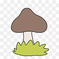 下载艺术品剪贴画-蘑菇PNG免费下载