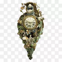 摆式钟运动青铜古董-精致的挂钟