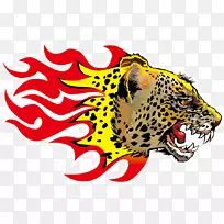 猎豹纸标志-阿凡达凶猛动物载体材料