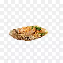 牡蛎烧烤贻贝烤.大蒜烤牡蛎材料