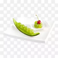 水果切片黄瓜葡萄盘-水晶葡萄