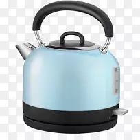 电水壶电加热电热水锅炉浅蓝多用途水壶