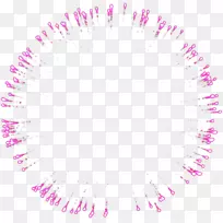 轻土坯烟花爆竹艺术-粉红色辐射烟花动态效果PNG图片