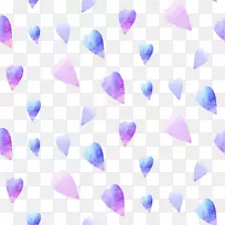 google图片下载心脏电脑文件-彩色背景上心形水滴