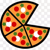 比萨饼动画意大利香肠剪贴画卡通披萨