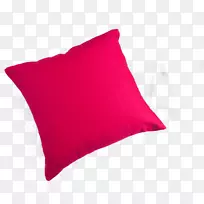 投掷枕头垫长方形-红色枕头