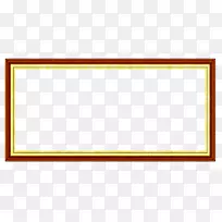 棋盘游戏画面框黄色区域图案-风边界