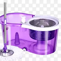拖把桶紫色拖把桶