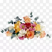 花束、生日花园、玫瑰-优雅的花束