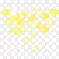 对称黄角图案-黄晕效应元件