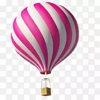 热气球绘图.浮动热气球
