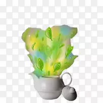 花盆-创意绿茶