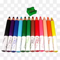 彩色铅笔画卷笔刀彩色铅笔