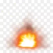 三角形计算机壁纸.光的尘埃爆炸