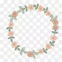 花卉设计花环-花卉装饰花环
