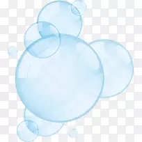 气泡反射图标-气泡大小组合