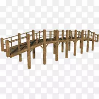 木桥木夹艺术木桥