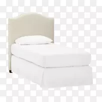 床框床垫舒适-床PSD卡通